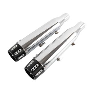 3" Chrome Slip-on Mufflers Exhaust for Harley 2014-2021 Sportster XL 883/1200 HDMF-3002CB - SHARKROAD